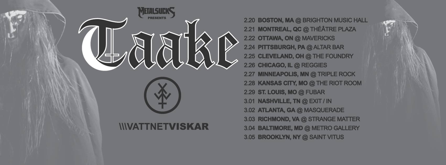 Concert Review: Taake, Young And In The Way, and Vattnet Viskar (February 20, 2016)