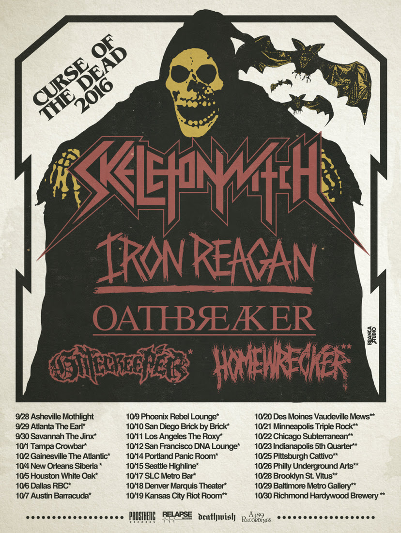 CANTO: Tour dates for Skeletonwitch and Ulcerate, updates from Testament and Ozzy