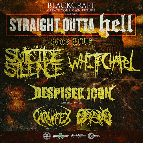 CANTO: Drama at Metal Magic Fest, Whitechapel/Suicide Silence tour, and more