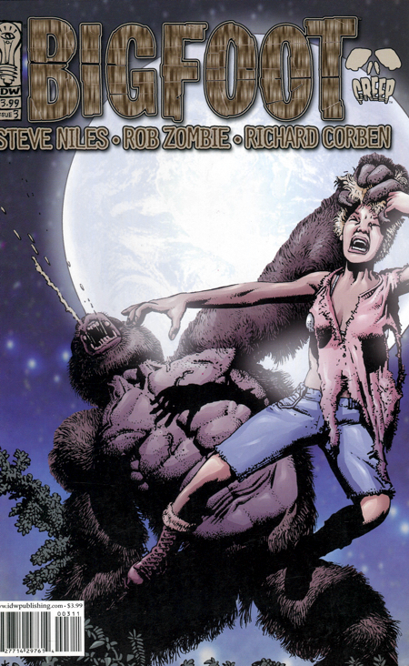 Stygian Imagery: That Time Rob Zombie Co-wrote a Bigfoot Comic