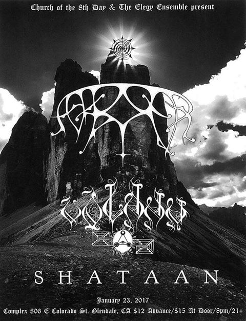 In the Flesh: Ash Borer, Volahn, and Shataan (January 23, 2017)