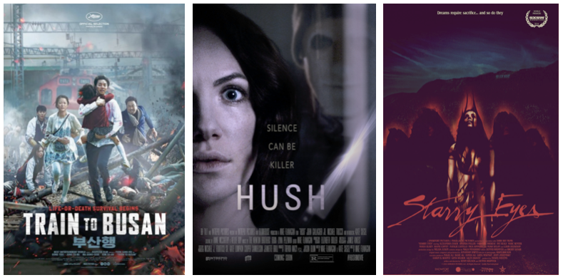 Blood Red: Train to Busan, Hush, & Starry Eyes (Netflix Edition)