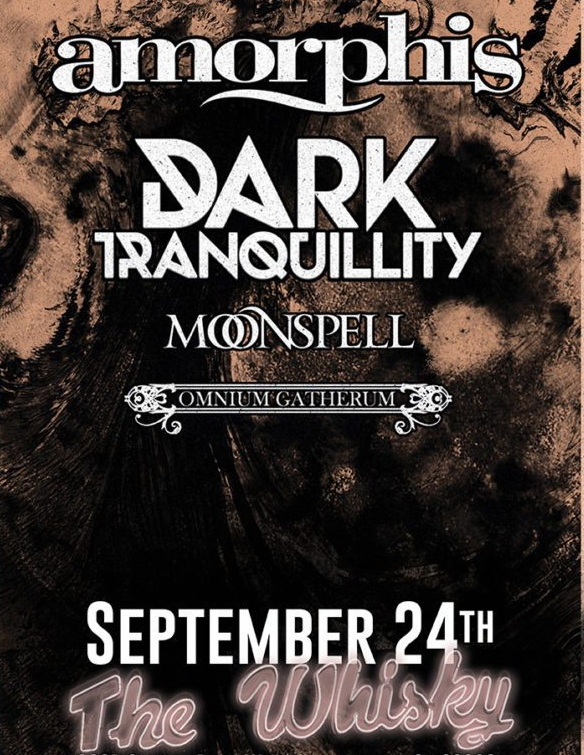Concert Review: Amorphis, Dark Tranquillity, Moonspell and Omnium Gatherum, 9.24.2018