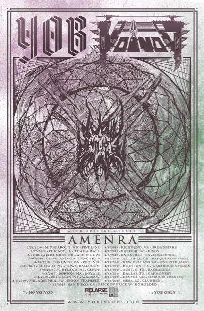 Concert Review: Yob, Voivod, and Amenra, 4.3.2019