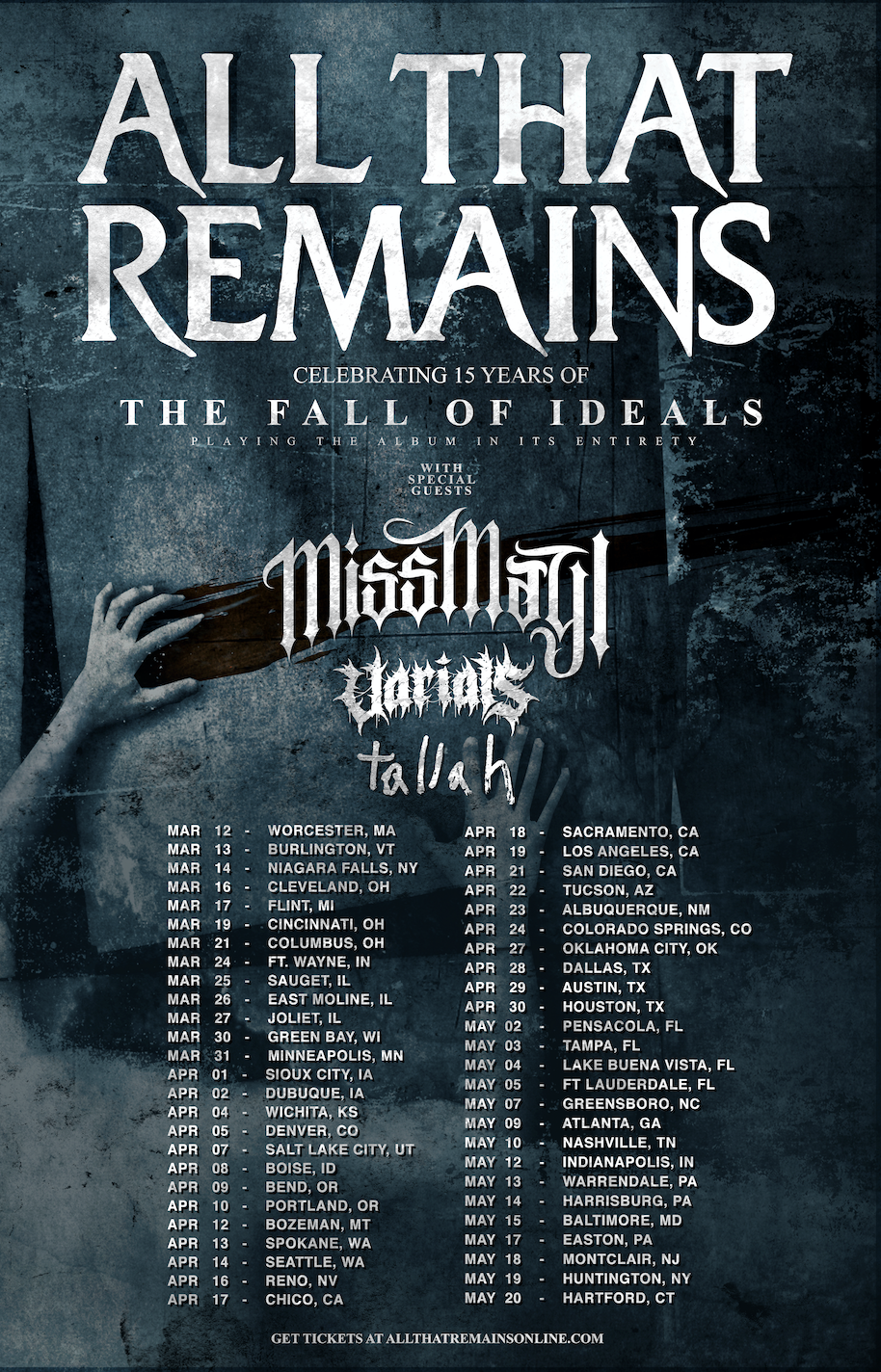 CANTO: All That Remains, Allegaeon, Municipal Waste, and More