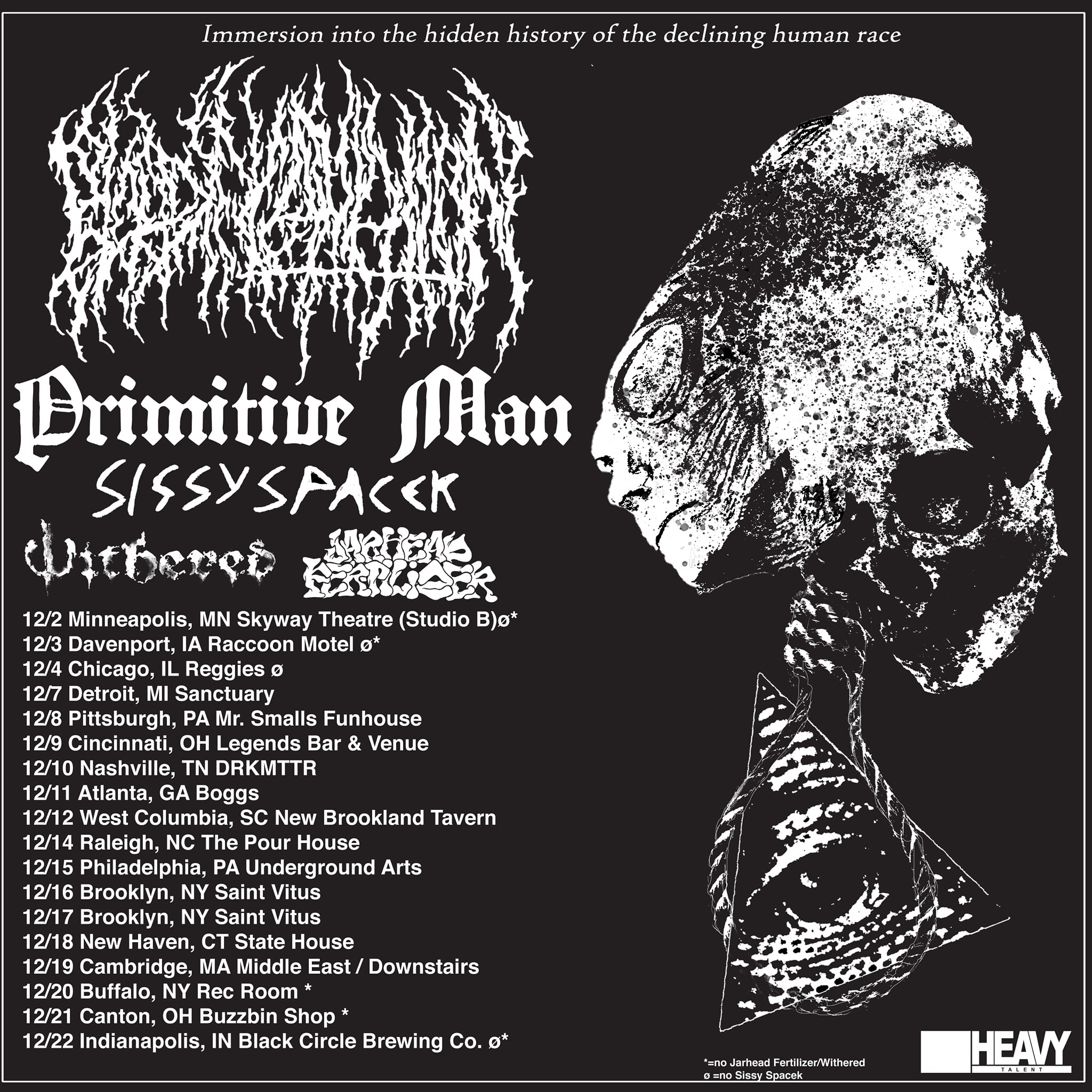 CANTO: Blood Incantation, Primitive Man, Aquilus, and More