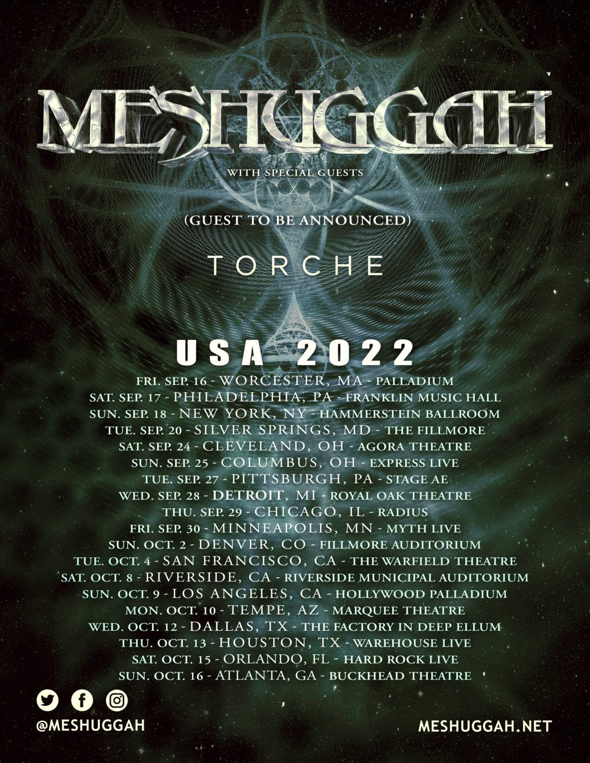 CANTO: Meshuggah, U.D.O., Dreariness, and More