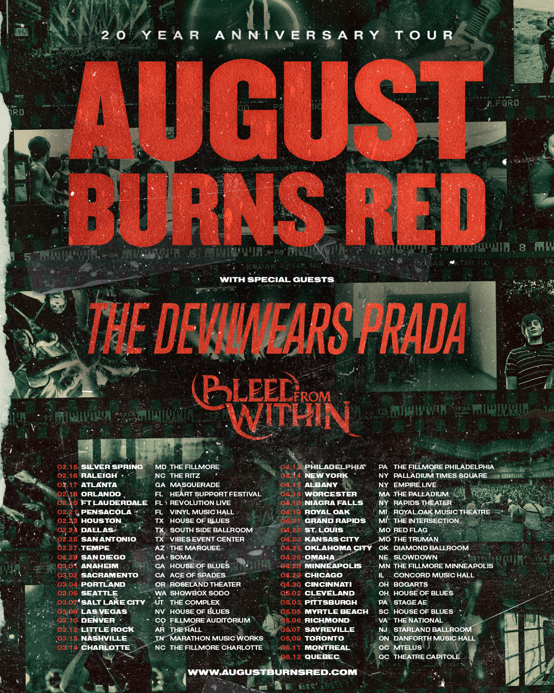 CANTO: Disillusion, August Burns Red, Living Wreckage, and More