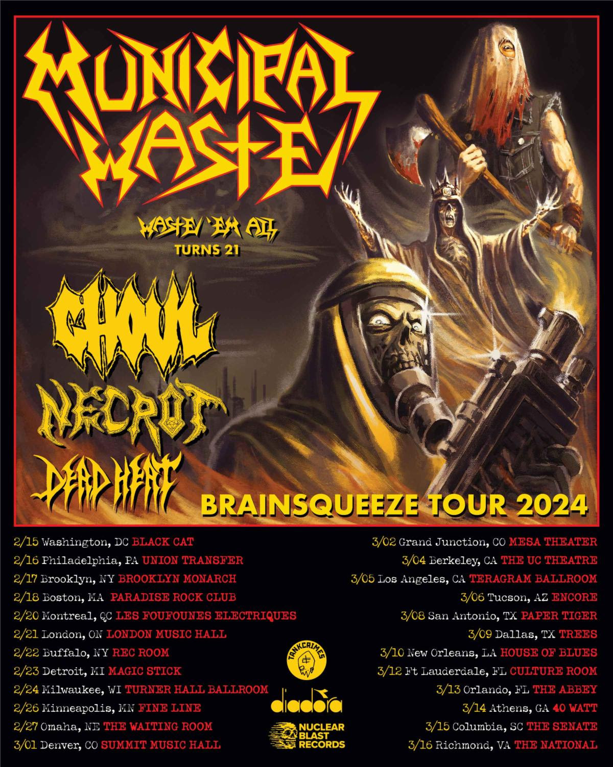 CANTO: Municipal Waste, Queensrÿche, Armored Saint, and More