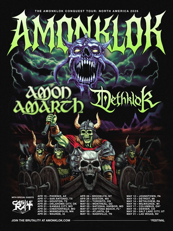 Concert Review: Castle Rat, Amon Amarth, and Dethklok, 4/29/2026